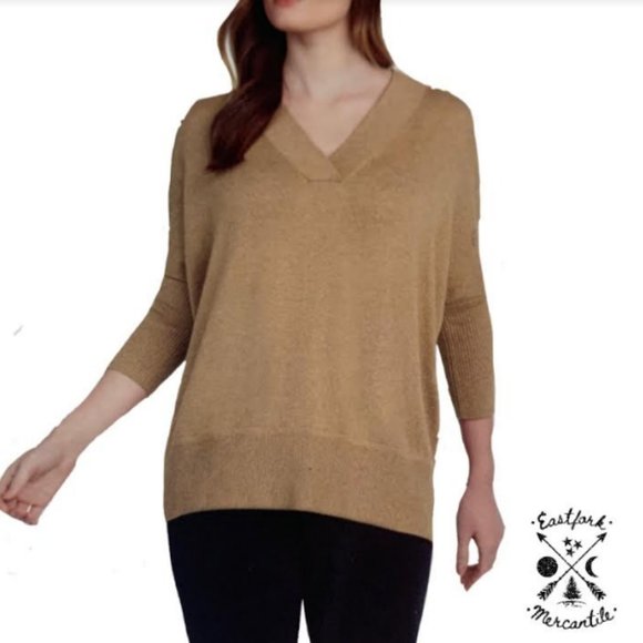 NWT Matty M Ladie's V-Neck Dolman Pullover Sweater - Picture 1 of 4